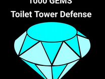 1000 Гемы Туалет Товер Дефенс Toilet Tower Defense