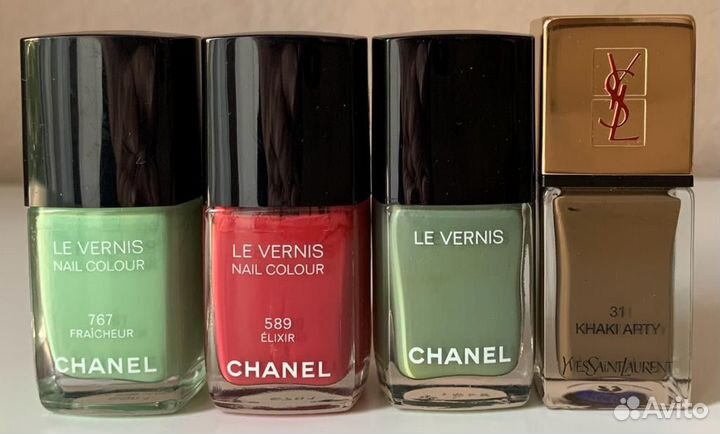 Лак для ногтей chanel и dior