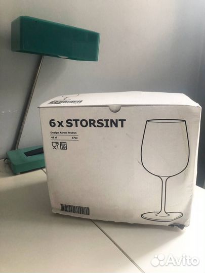 Бокалы для вина IKEA Storsint Сторсинт 6шт