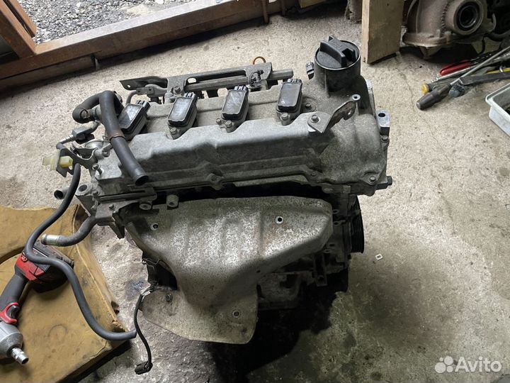 Двигатель Nissan qashqai tiida note HR16 DE 1.6