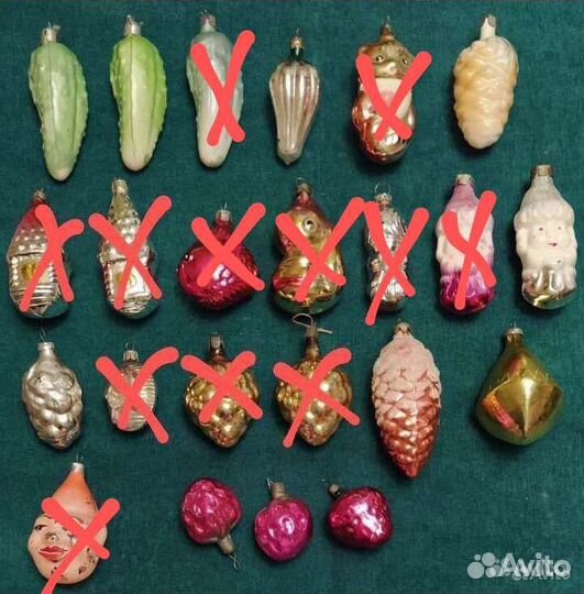 Елочные игрушки СССР
