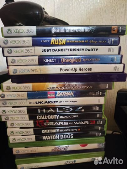 Приставка Xbox 360 (большой комплект)