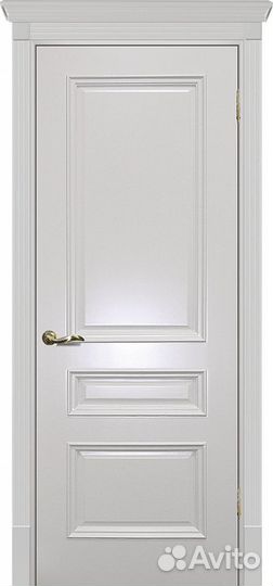 Межкомнатная дверь эмаль Текона смальта 06, глухая