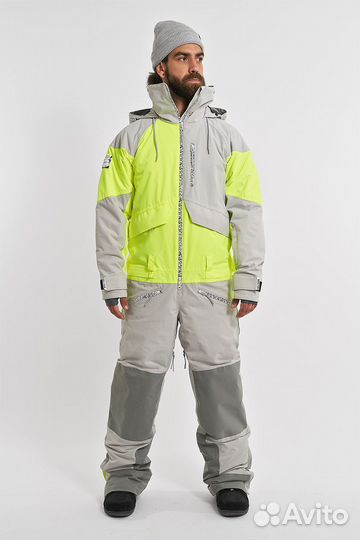 Комбинезон coolzone powder холодный серый/салат