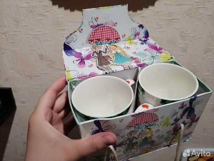 Набор кружек подарочный 375 мл 2 шт