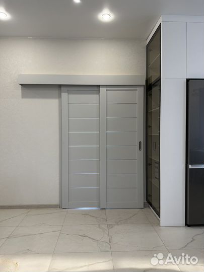 Двери межкомнатные купе (с телескопическим откр)