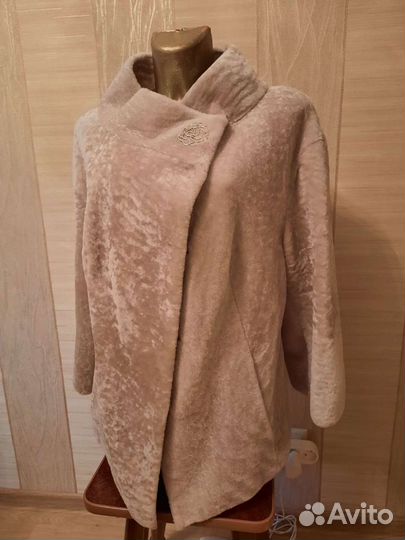 Шуба мутон, астраган