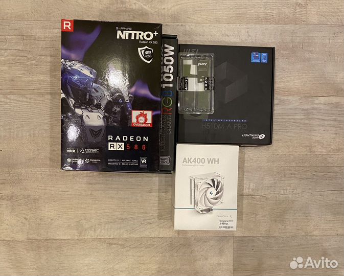 Игровой пк i3 10105f rx 580