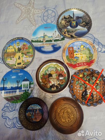 Настенные каминные тарелки разных стран