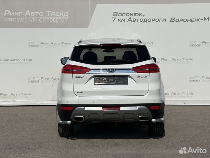 Geely Atlas 1.8 AT, 2019, 104 564 км