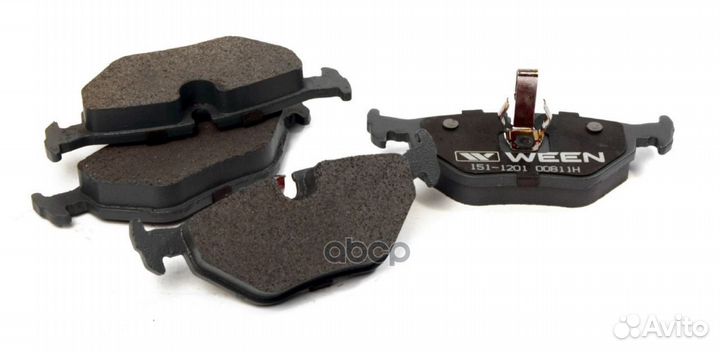 Колодки тормозные дисковые 151-1201 Ween