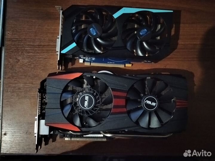 Продам две видеокарты Amd radeon hd7870 и GTX 780