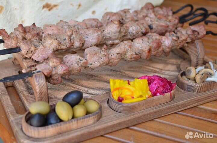 Менажница деревянная