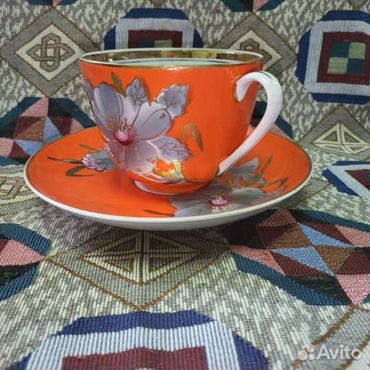 Чайная пара гигант Мальва СССР