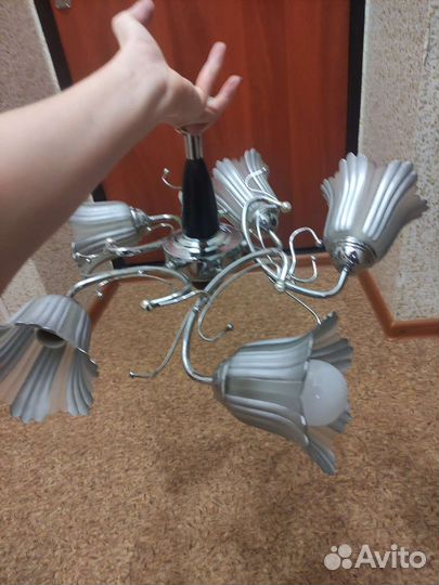 Люстра потолочная бу