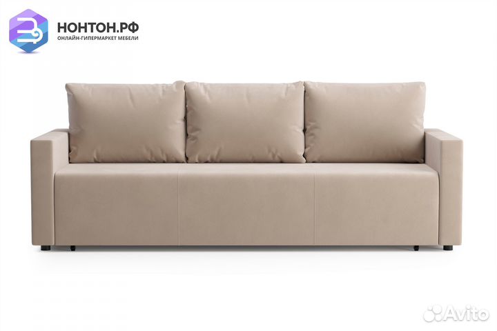 Диван еврокнижка Виена бежевый