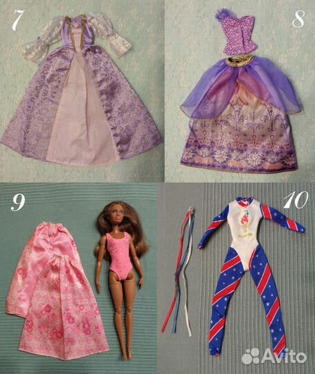Платья Барби, фирменные аутфиты (2)