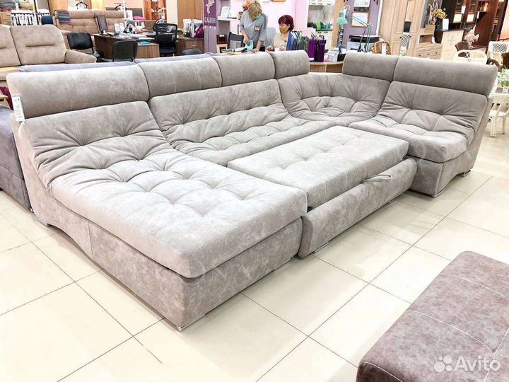 П образный диван новый