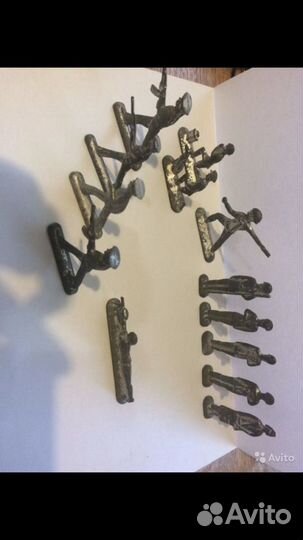 Игрушки СССР оловянные солдатики