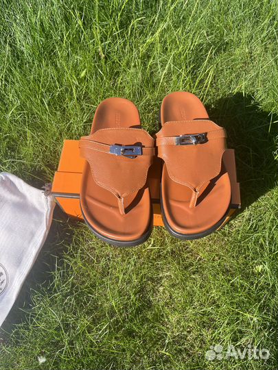 Шлепки шлепанцы Hermes