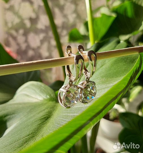 Серьги серебро