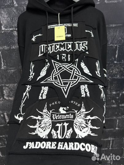 Худи Vetements Hardcore