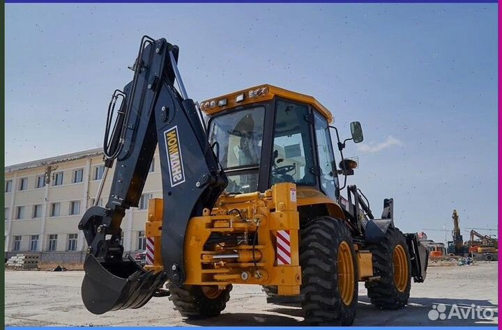 Левое стекло на экскаватор-погрузчик shanmon 388h