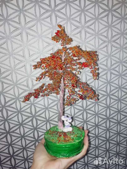 Сакура, рябинка из бисера