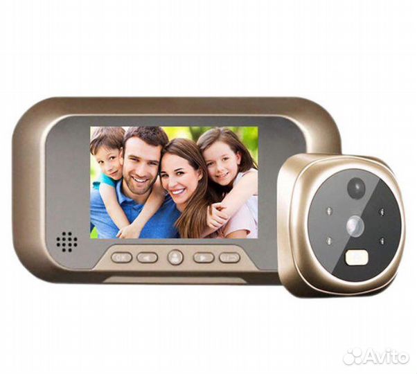 Видеоглазок с датчиком движения новый