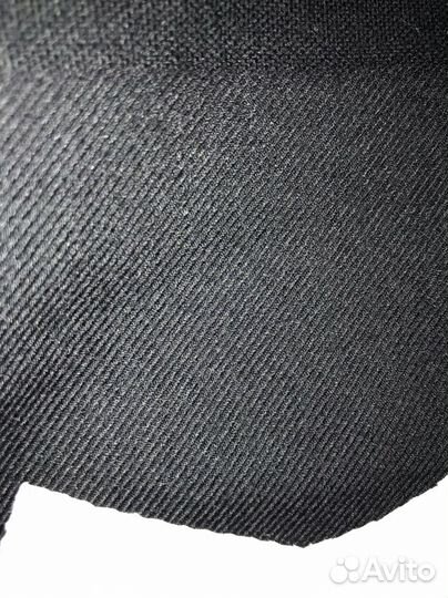 Шерсть черная ткань брючная