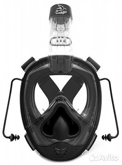 Полнолицевая маска для плавания SeaShark Pro