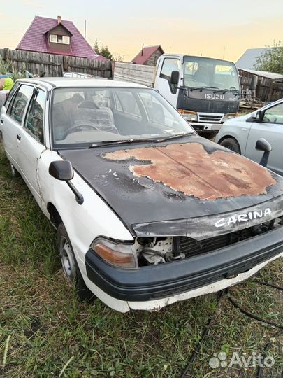 Toyota Carina 1.5 AT, 1991, битый, 100 000 км