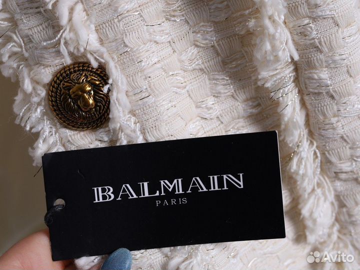 Пиджак женский Balmain белый 42 44 46 48