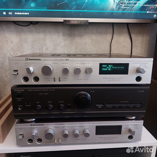 Акустика Radiotehnika s 50b усилитель у-101 hi-fi