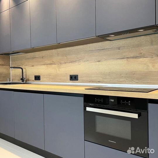 Прямая кухня.Кухонный гарнитур на заказ