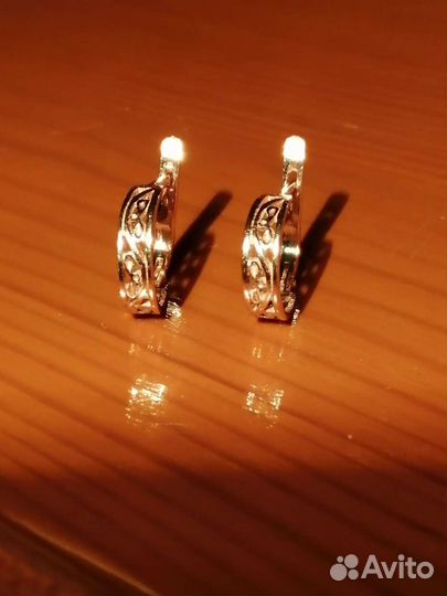 Золотые серьги СССР 583 проба