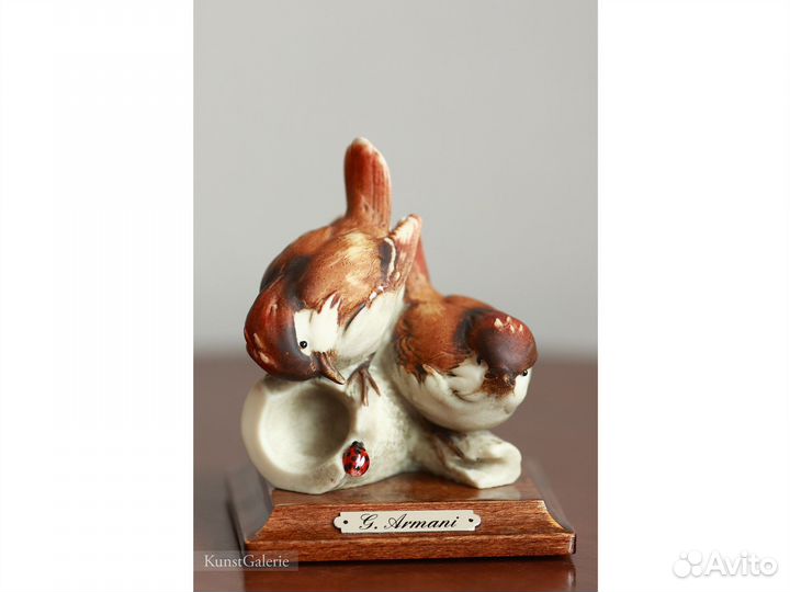 Capodimonte Птички и божья коровка Giuseppe Armani