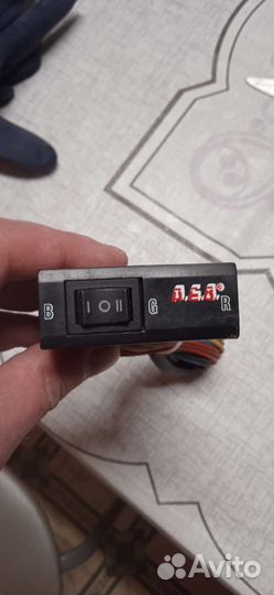 Кнопка переключения газ бензин