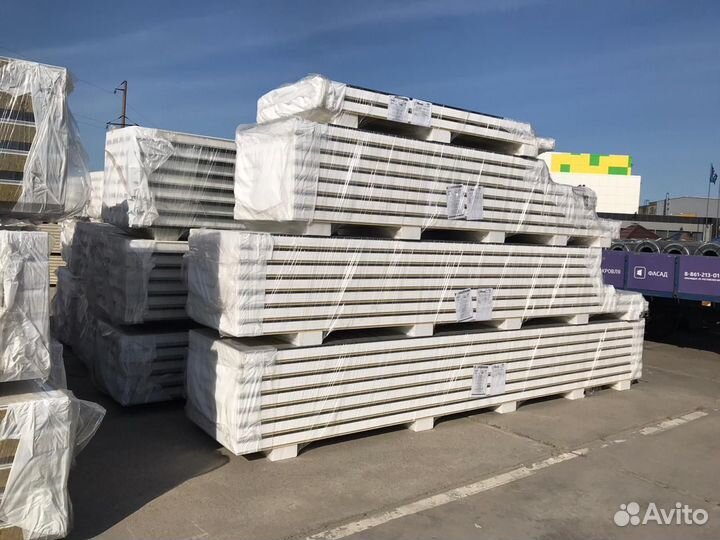 Трехслойные сэндвич-панели 50 мм