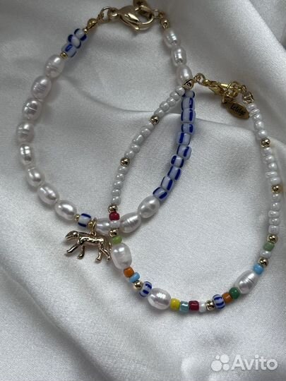 Браслет Letitgo из жемчуга с бисером