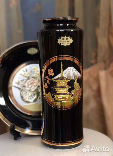 Ваза Chokin ART 24KT Gold