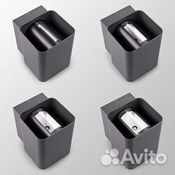 Светильник LGD-wall-vario-S104x129-2x6W Day4000 (B