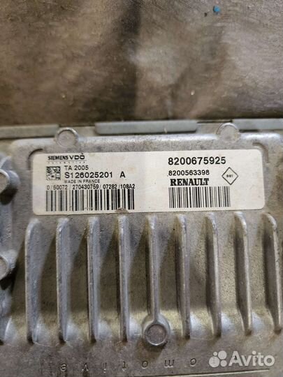 Блок управления АКПП Рено Симбол, Клио