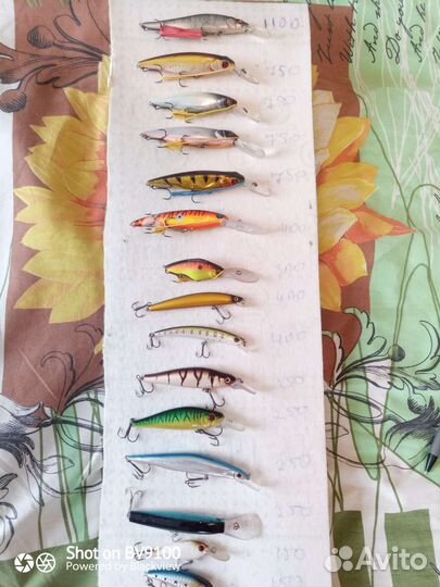 Набор воблеров бу