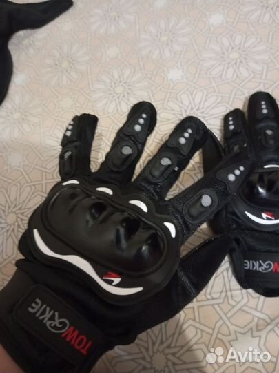 Маска и тактичные перчатки для мото кросса