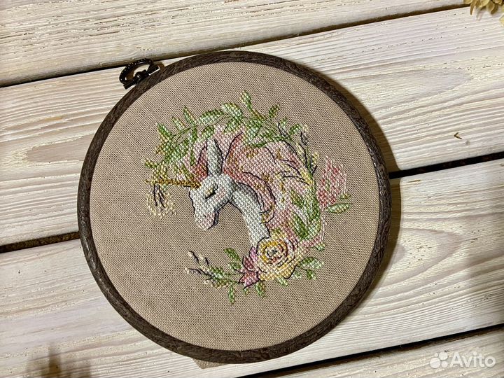Вышивка крестом Единорог