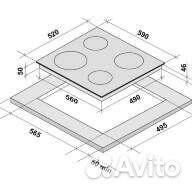 Варочная панель krona laurel 60 BL
