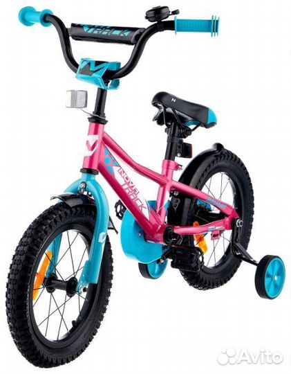 Детский велосипед novatrack 14 valiant фуксия