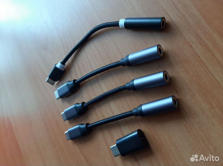 Переходник для телефона Type C на AUX 3,5