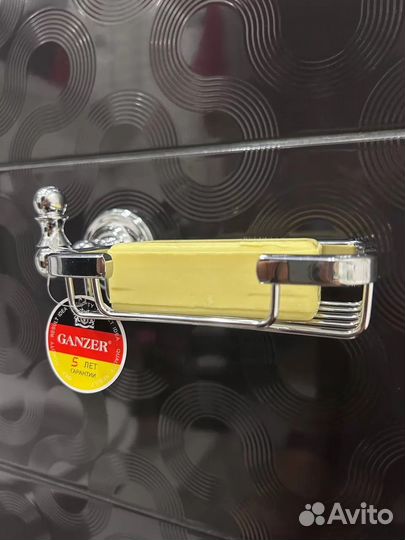 Мыльница настенная решётка Ganzer GZ31022 хром